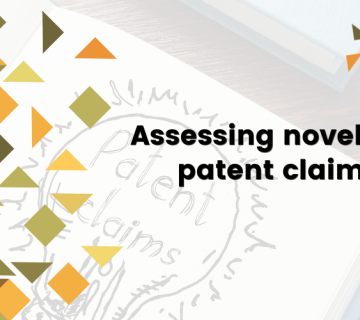Assessing novelty of patent claims