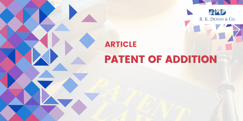PATENT OF ADDITION