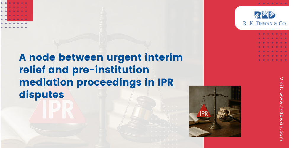 IP LitigationLegal flowchart showing interim relief and mediation in IPR disputes