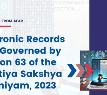 RK Dewan update on Section 63 of Bhartiya Sakshya Adhiniyam 2023 for electronic records
