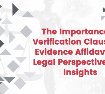 RK Dewan highlights the role of verification clauses in legal affidavits and IP proceedings