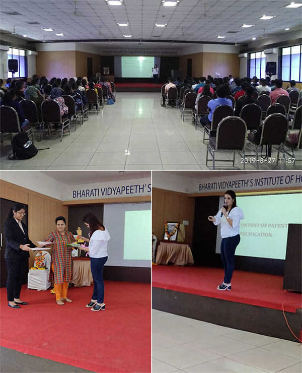 Speaking About IP & The Pharmacy Industry At Bharati Vidyapeeth’s College of Pharmacy, Mumbai University, Navi Mumbai