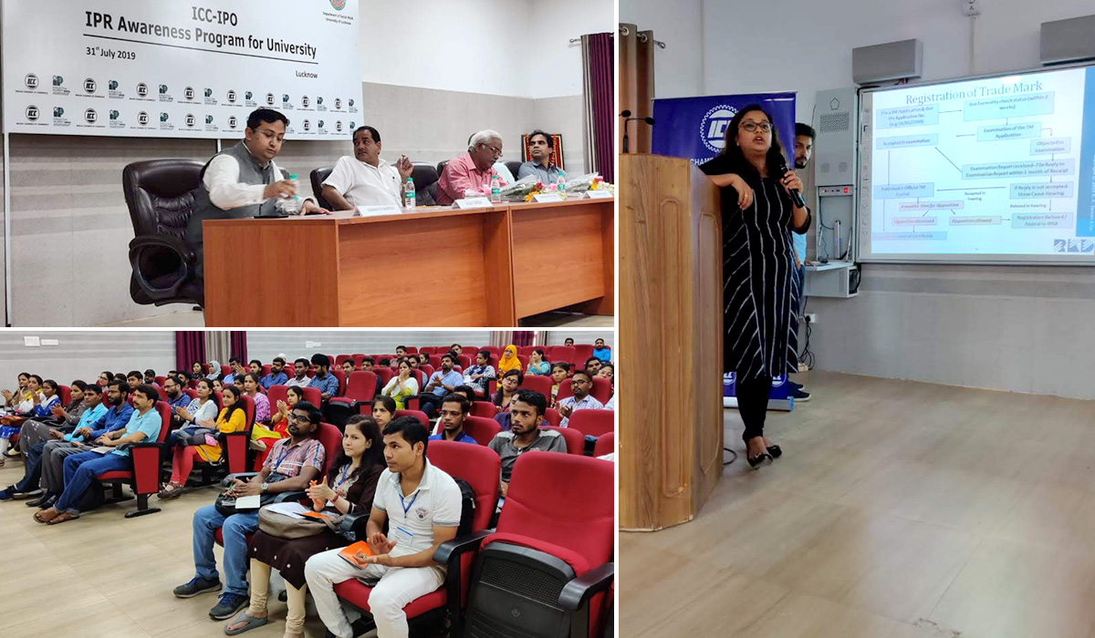 Speaker at ICC-IPO IPR Awareness Program, Lucknow